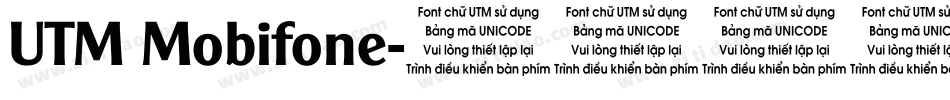UTM Mobifone字体转换